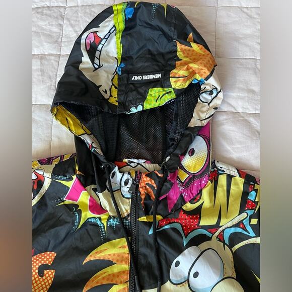 Members Only X Nickelodeon Rugrats Novelty Print Retro Nostalgic Windbreaker - L - Picture 2 of 12